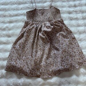 American Eagle Outfitters Brown Floral Mini Dress